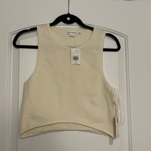 Good American cropped sweater